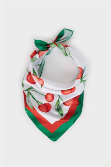 سكارف نسائي ستان منقوش