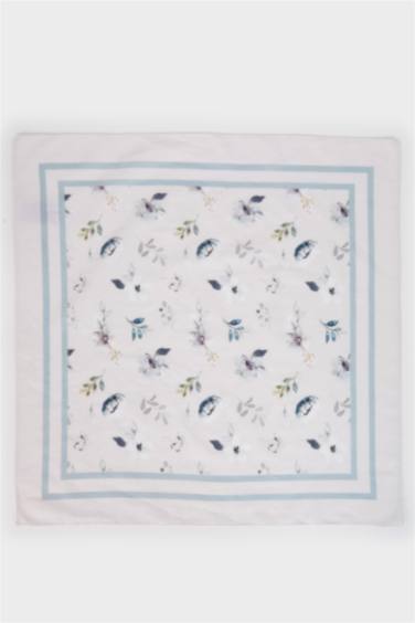 Kadın Desenli Pamuklu Bandana
