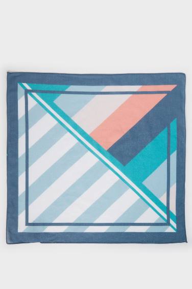 Әйелдерге тұтас басып шығарылған мақта бандана