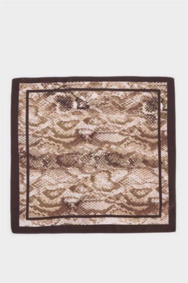 Woman Patterned Satin Bandana