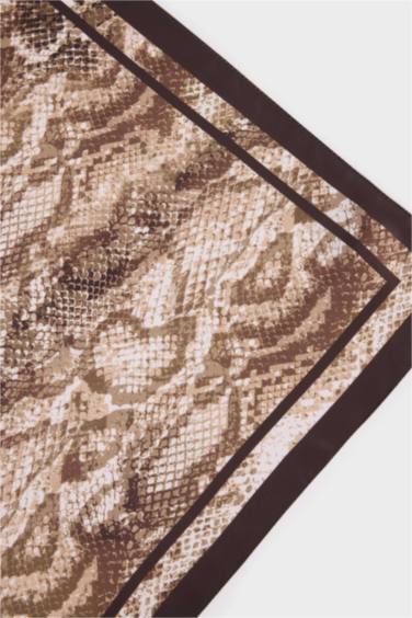 Woman Patterned Satin Bandana