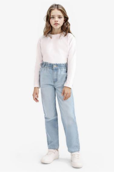 Girl Paperbag Standard Leg Jeans