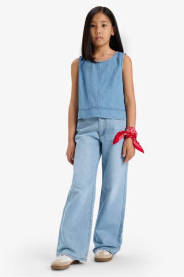 قميص بناتي جينز