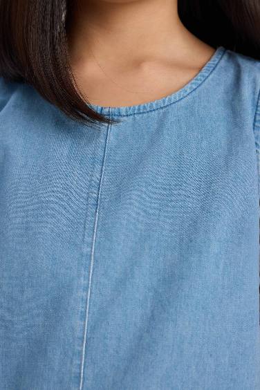 قميص بناتي جينز