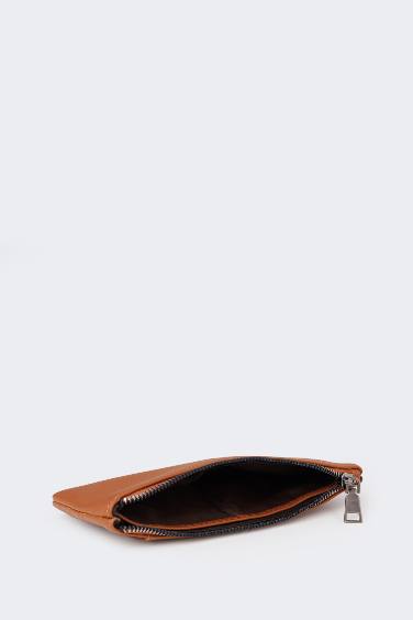 محفظة رجالي جلد بني