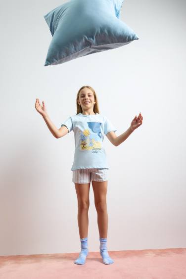 Girl Regular Fit 2 Piece Pajama Set