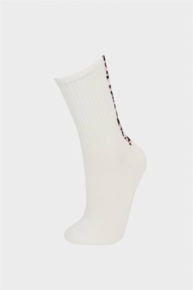 Girl 3 Piece Cotton Long Socks