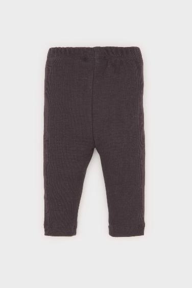 Baby Boy Basic Ribbed Camisole Trousers