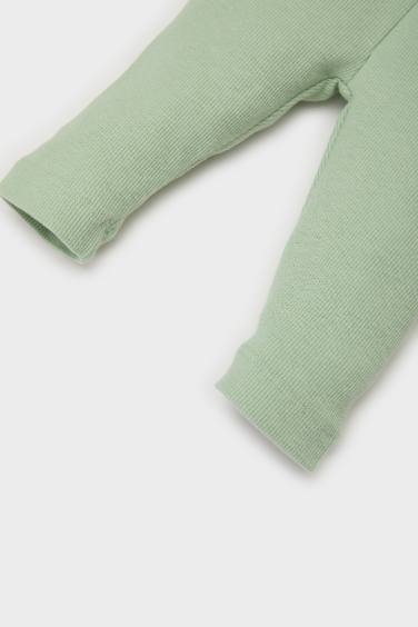 Baby Boy Basic Ribbed Camisole Trousers