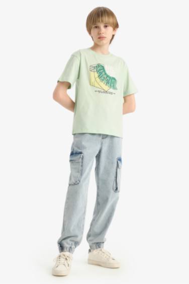 تيشيرت ولادي نص ردن قصة عادية مطبوع