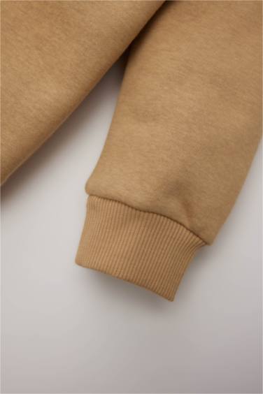 طقم سويت شيرت مطبوع و سروال رياضي