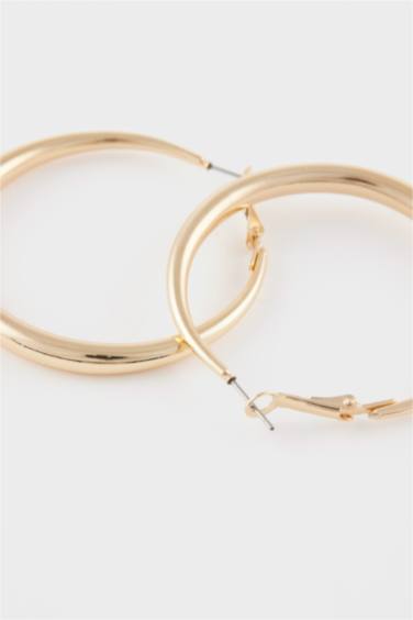 Woman 2 Piece Gold Earrings