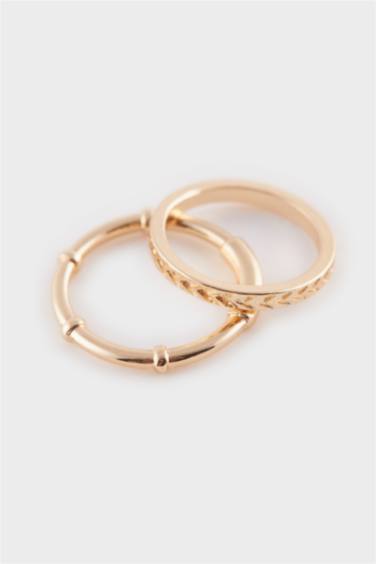 Kadın 5'li Gold Yüzük