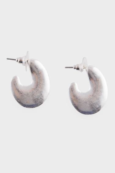 Woman 3 Piece Silver Earring