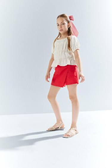 Girl Cotton Skort