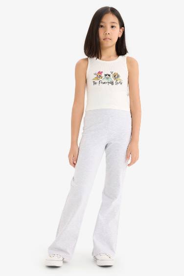 تانك توب بناتي برقبة كرو من باور باف جيرلز