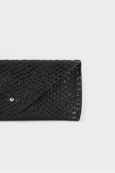 Unisex Yılan Derisi Desenli Güneş Gözlüğü Kılıfı