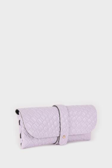 Kadın Örgü Desenli Güneş Gözlüğü Kılıfı