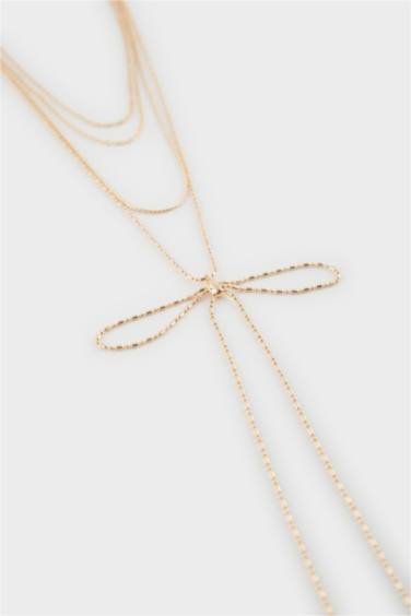 Woman 4 Piece Gold Necklace