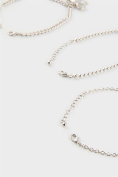 اسورة نسائي فضي - 3 قطع