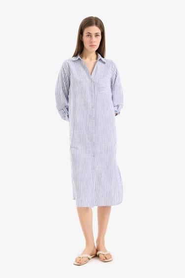 فستان بحر قطن قصة عادية من Fall in Love