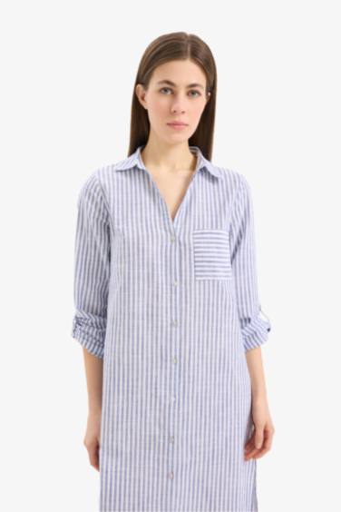 فستان بحر قطن قصة عادية من Fall in Love