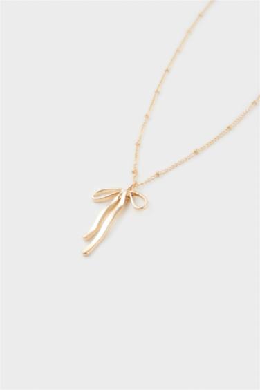 قلادة ذهبي نسائي - 3 قطع