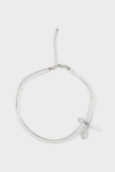 قلادة نسائي فضي