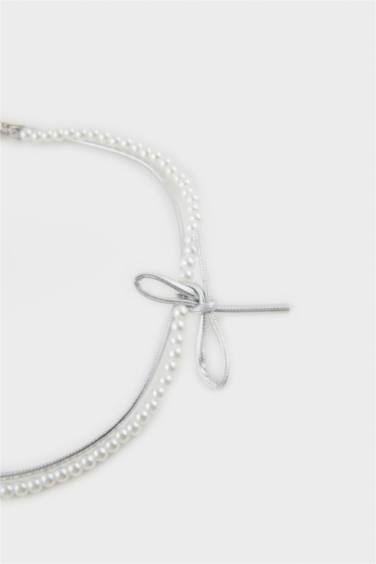 قلادة نسائي فضي