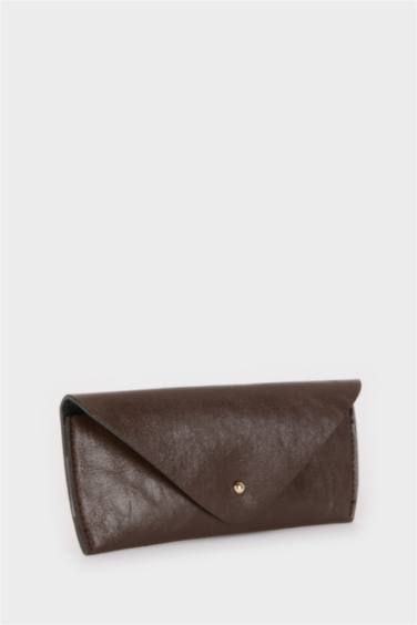 Unisex Faux Leather Sunglasses Case