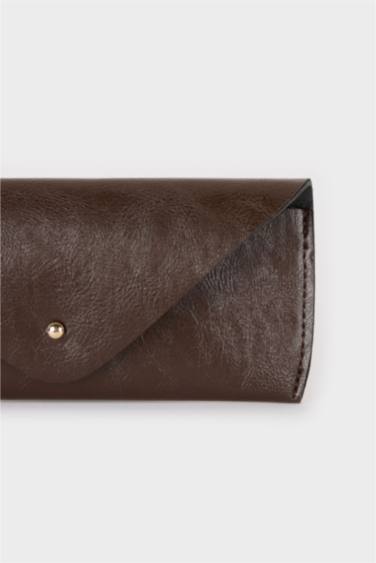 Unisex Faux Leather Sunglasses Case