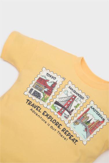 Baby Boy Printed T-Shirt Shorts 2 Piece Set