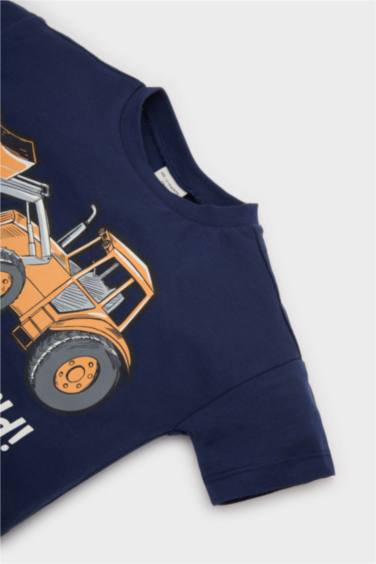 Baby Boy Vehicle Printed 2 Piece Set