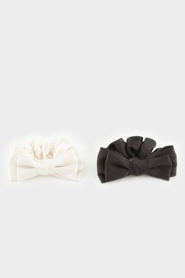 Woman Ribbon 2 Piece Elastic Buckle