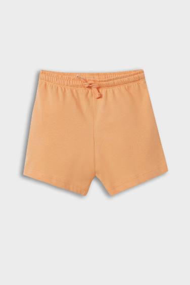 طقم اولادي شورت وتيشيرت قصة عادية بطبعة نخيل - قطعتين