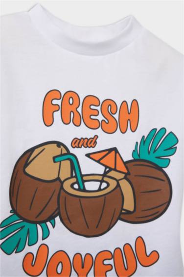 Baby Boy Printed T-Shirt Shorts 2 Piece Set