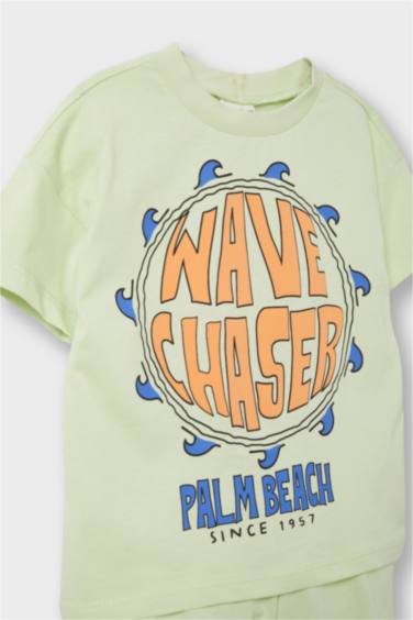 Baby Boy Printed T-Shirt Shorts 2 Piece Set