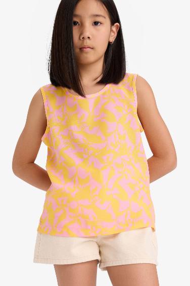 Girl Short Sleeve Blouse