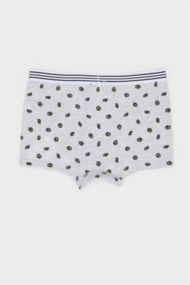 Boy Cactus Patterned 3 Piece Boxer