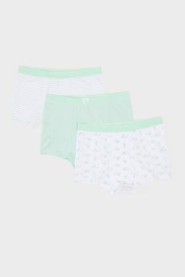 Erkek Çocuk Desenli 3'lü Boxer