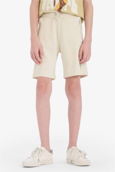 Boy Elastic Waist Printed Shorts