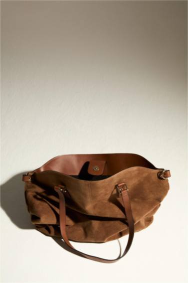 Woman Suede Shoulder Bag