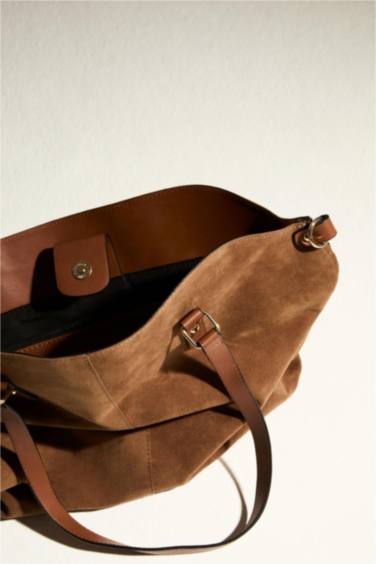 Woman Suede Shoulder Bag