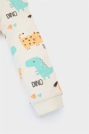 طقم بيجاما اولادي بيج ملون قصة عادية - قطعتين