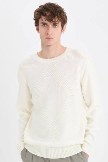 Standard Fit Crew Neck Knitwear Pullover