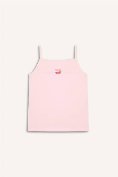 Girl Fruit Patterned 2 Piece Undershirts