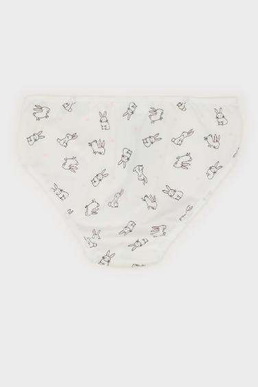 Girl Animal Patterned 3 Piece Slip Panties