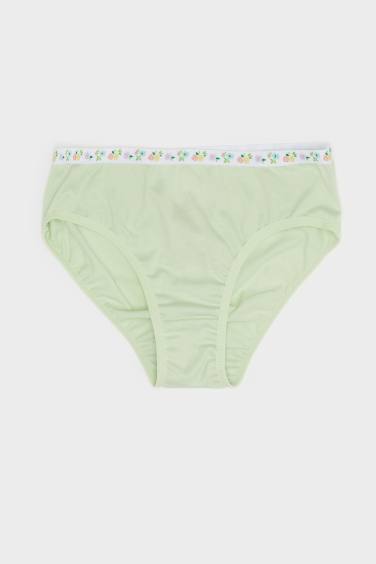 Girl Patterned 3 Piece Slip Panties
