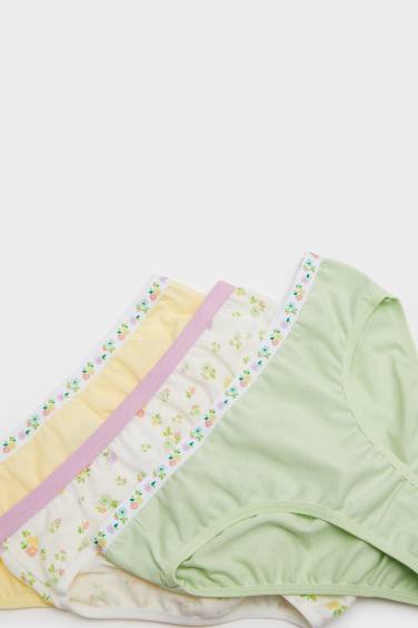 Girl Patterned 3 Piece Slip Panties