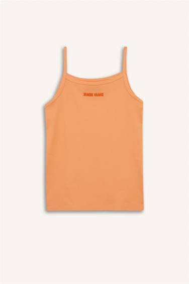 اندر شيرت بناتي بطبعة شعار قصة عادية - قطعتين